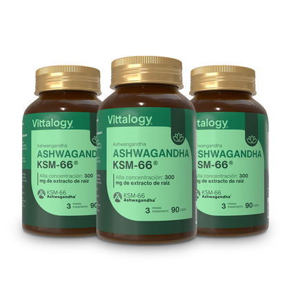 KSM-66 Ashwagandha - 270 Capsule (Confezione da 3)